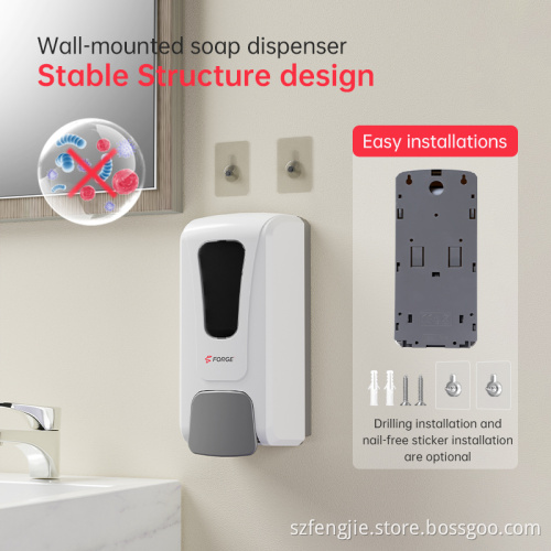 Manual Alcohol Dispenser Commercial Soap Dispenser Hand Sanitizer Machine